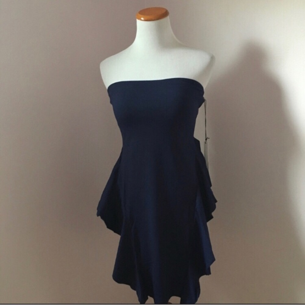Susana Monaco Navy Mini Dress
